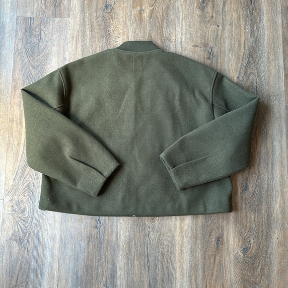 Zara Green Bomber S NWOT - Picture 5 of 11